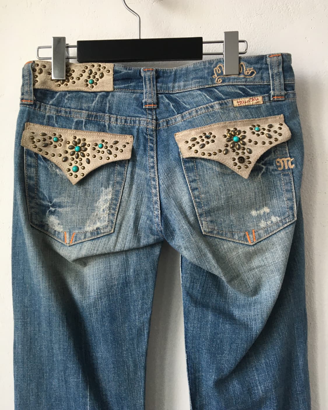 Western mood concho point denim pants 상품이미지3