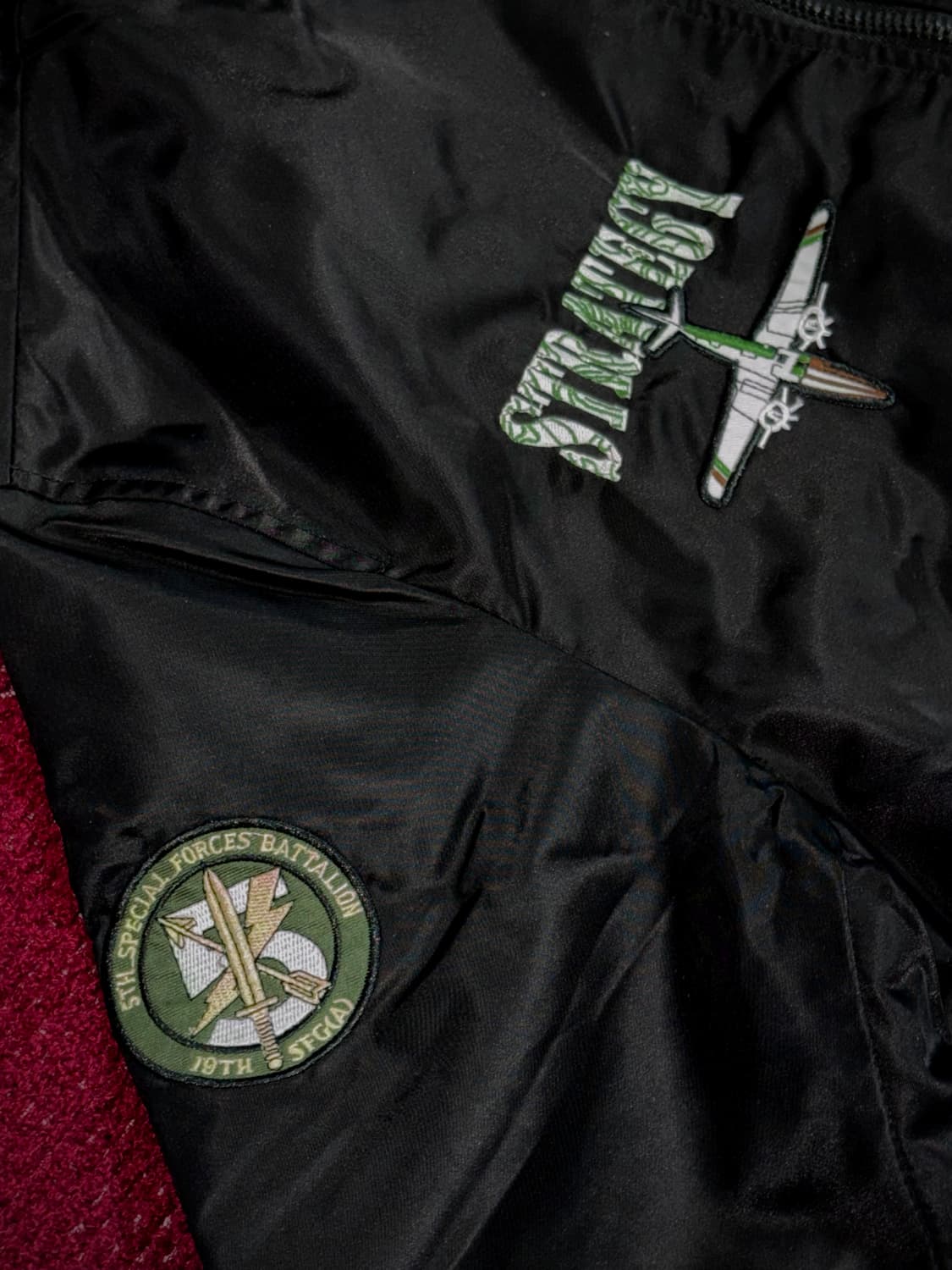 빈티지 무드 블랙 MA-1 항공점퍼 XL 상품이미지4