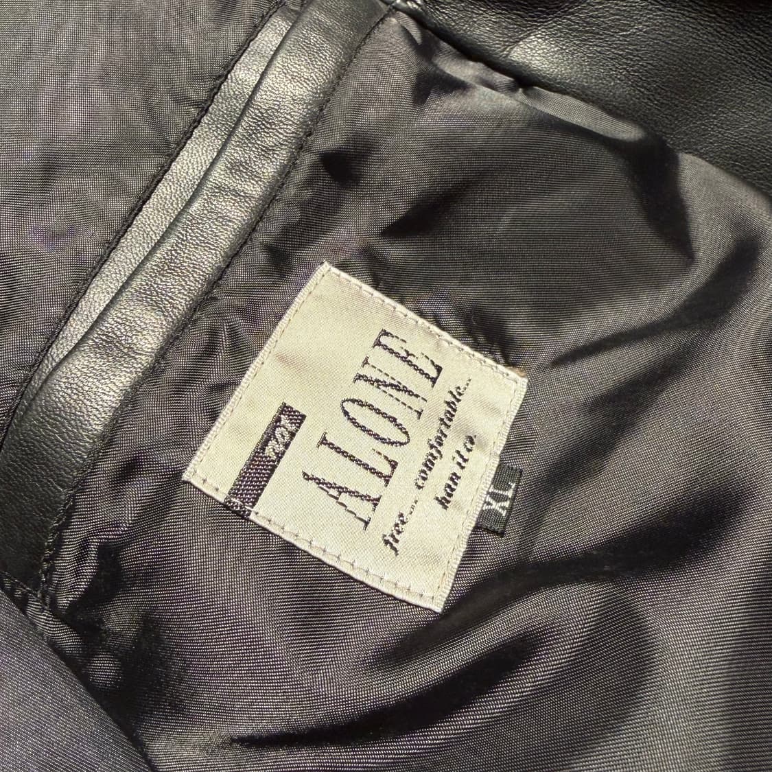 ALONE 램스킨 레더 카 코트 XL 양가죽 자켓 상품이미지3