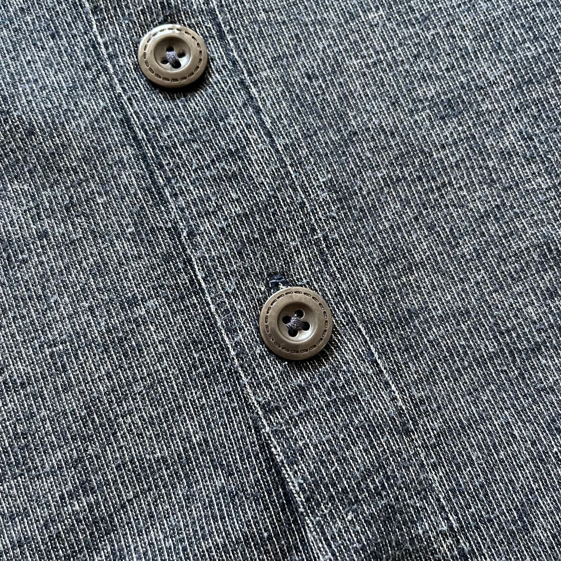 JPN . 재팬 빈티지 스트라이프포켓 버튼 후드 상품이미지4