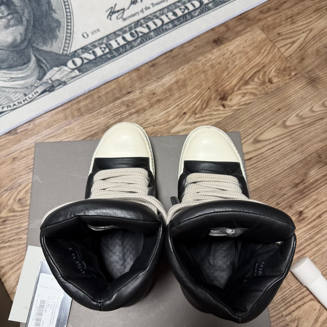 (42,신세계발)릭오웬스 점보레이스 패디드 라몬즈 상품이미지6