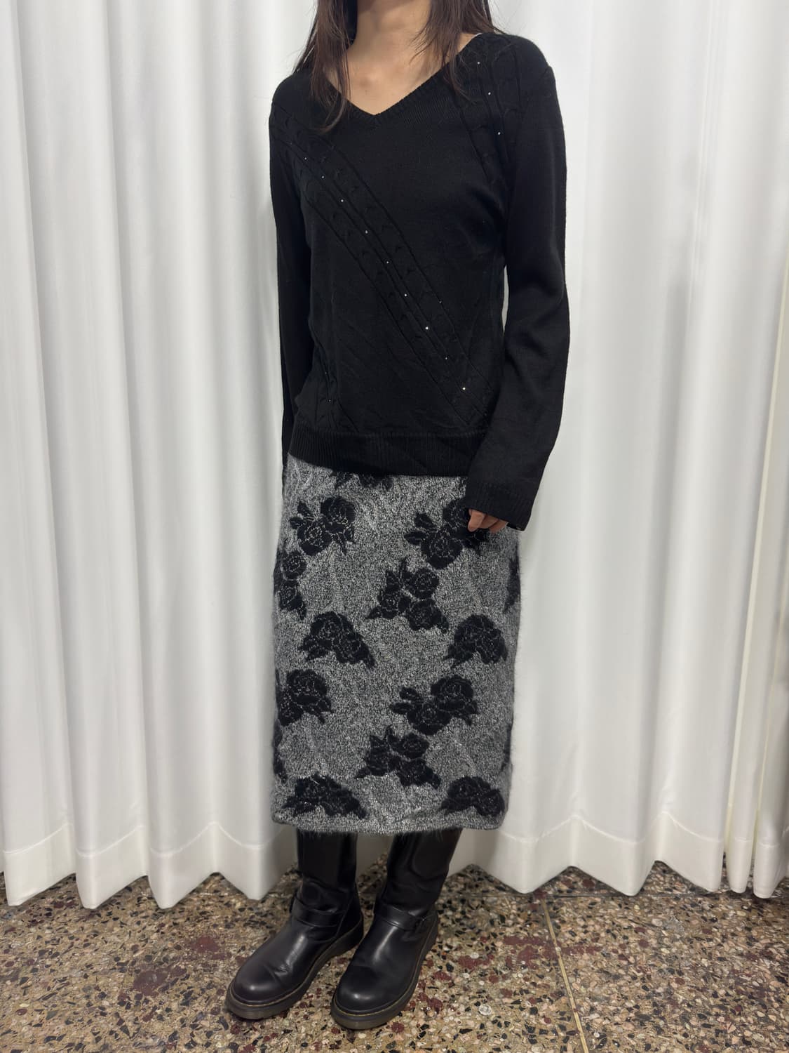 oriental knit top 상품이미지4