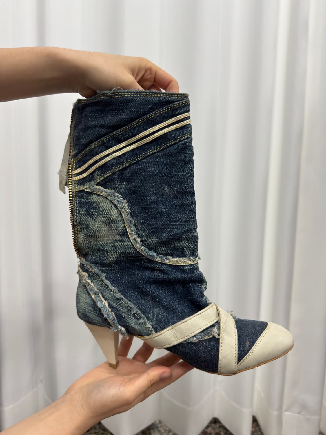 denim boots 상품이미지4
