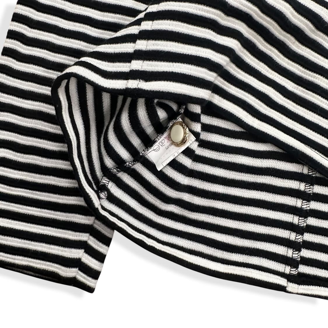 Chrome Stripe Big Button Shirt Jacket 상품이미지6