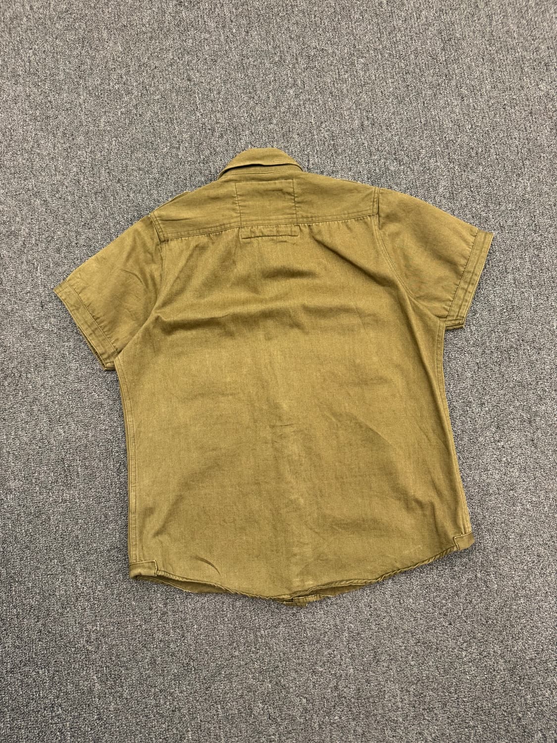 S)아베크롬비 빈티지 올리브 사파리 반팔셔츠 상품이미지5