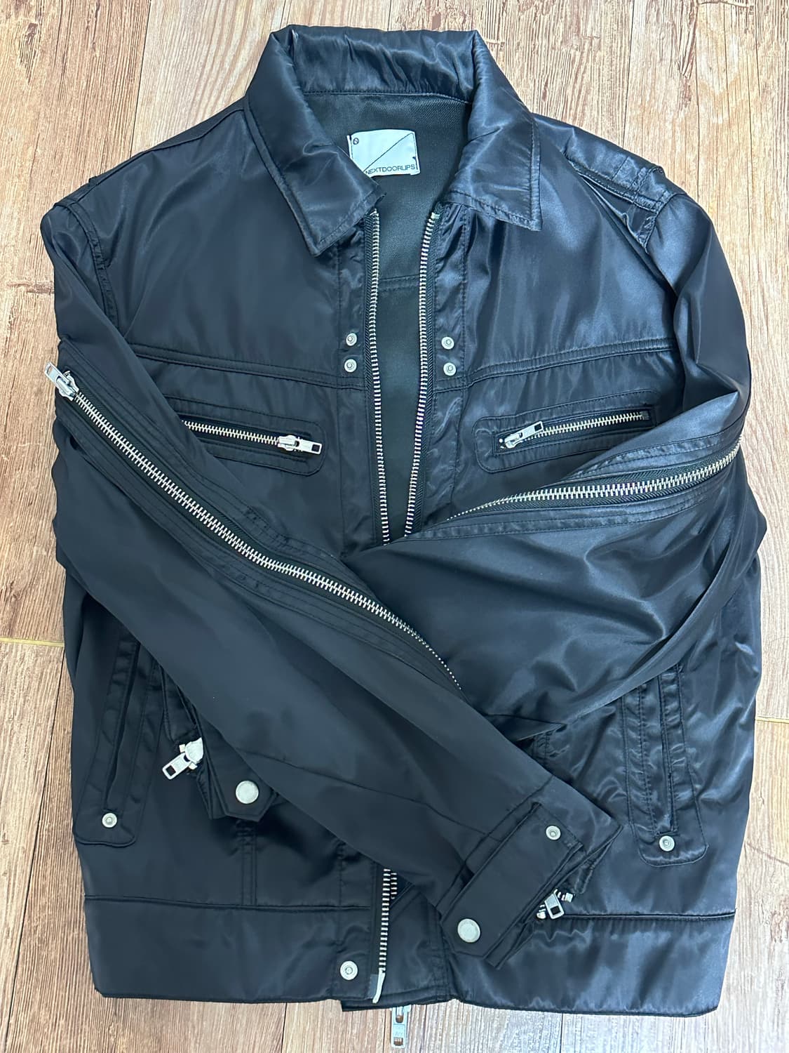 지퍼 트러커 나일론 자켓 상품이미지1