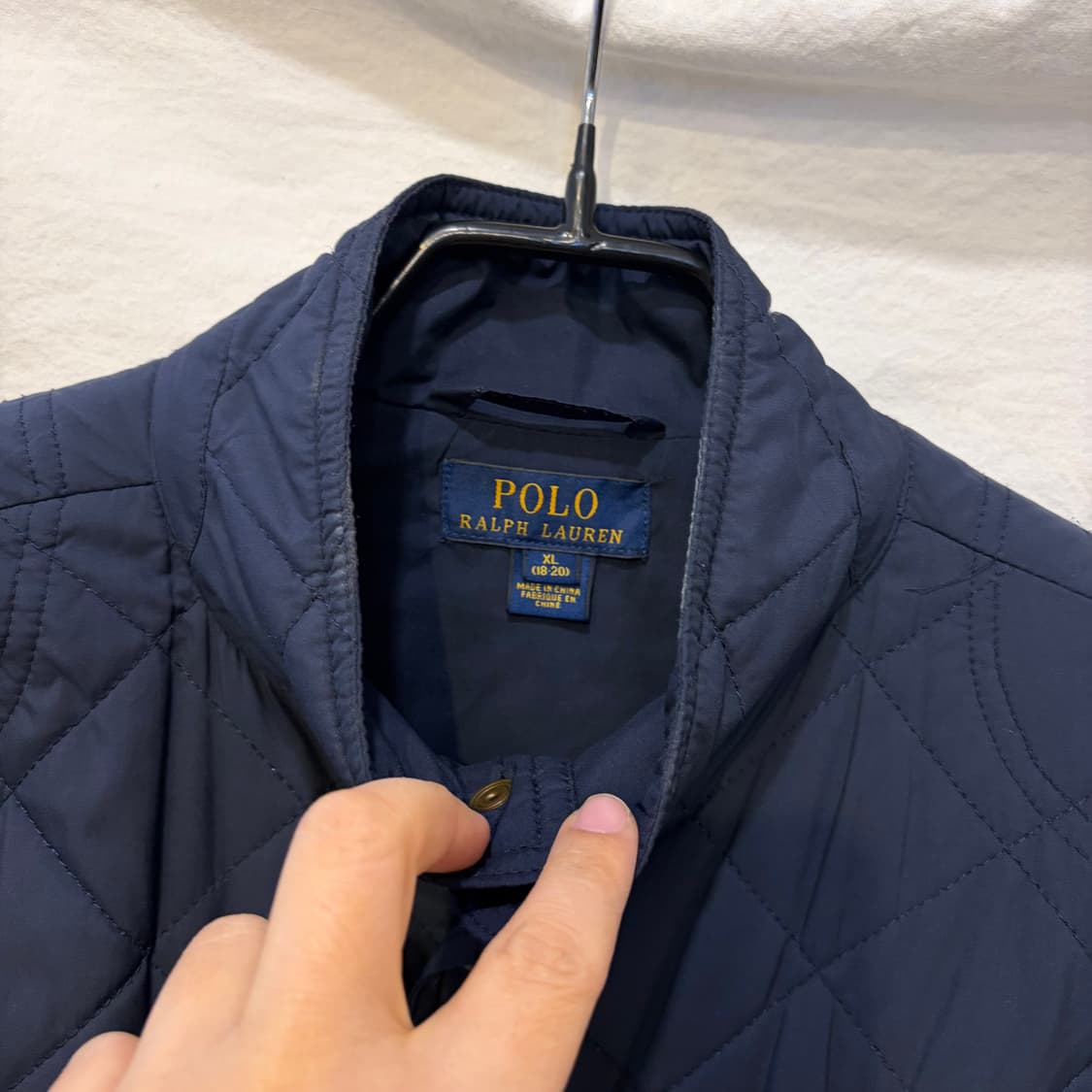 폴로 랄프로렌 네이비 퀼팅 자켓 상품이미지3