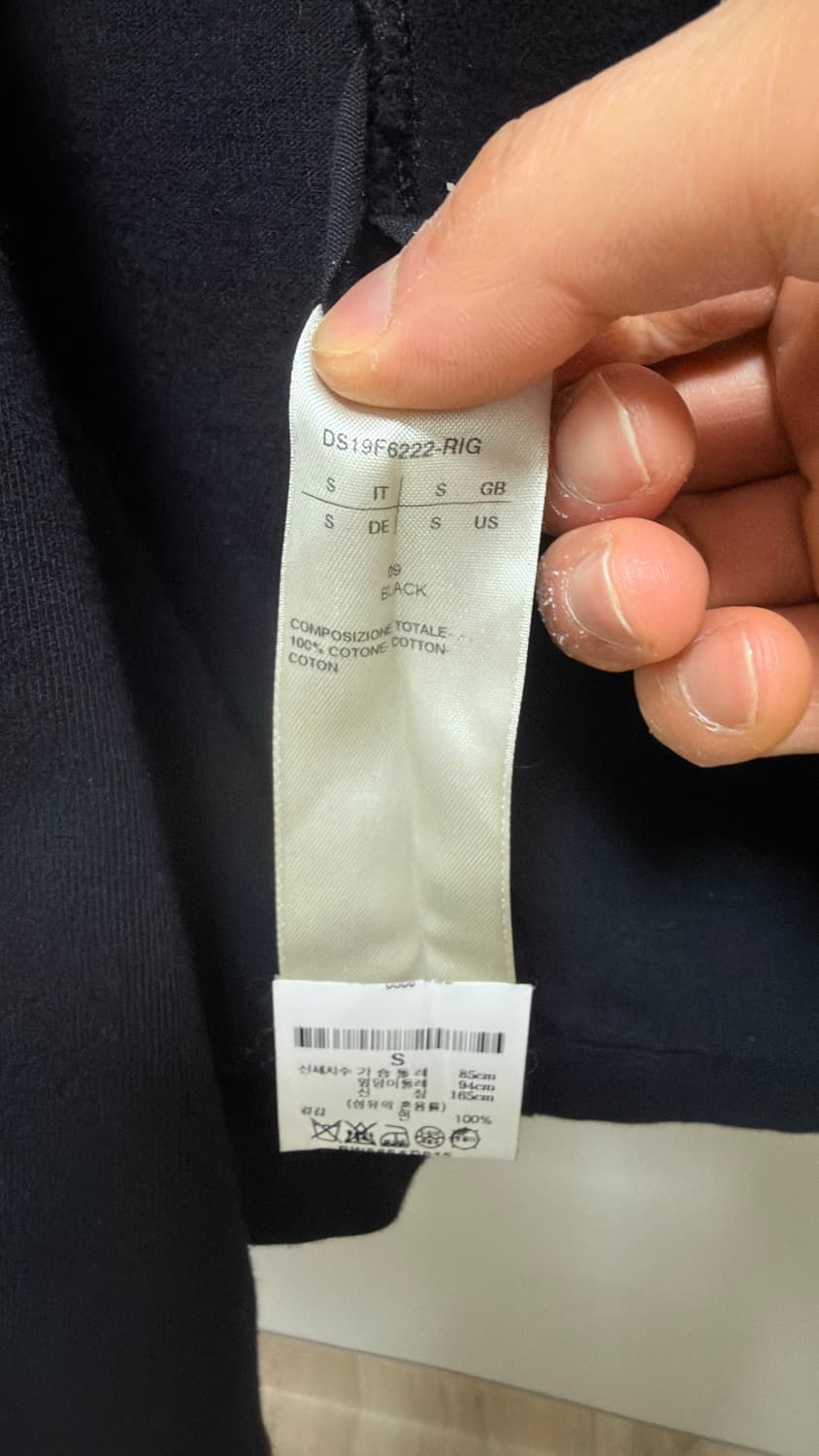 릭오웬스 후드 가디건 백화점택 상품이미지3