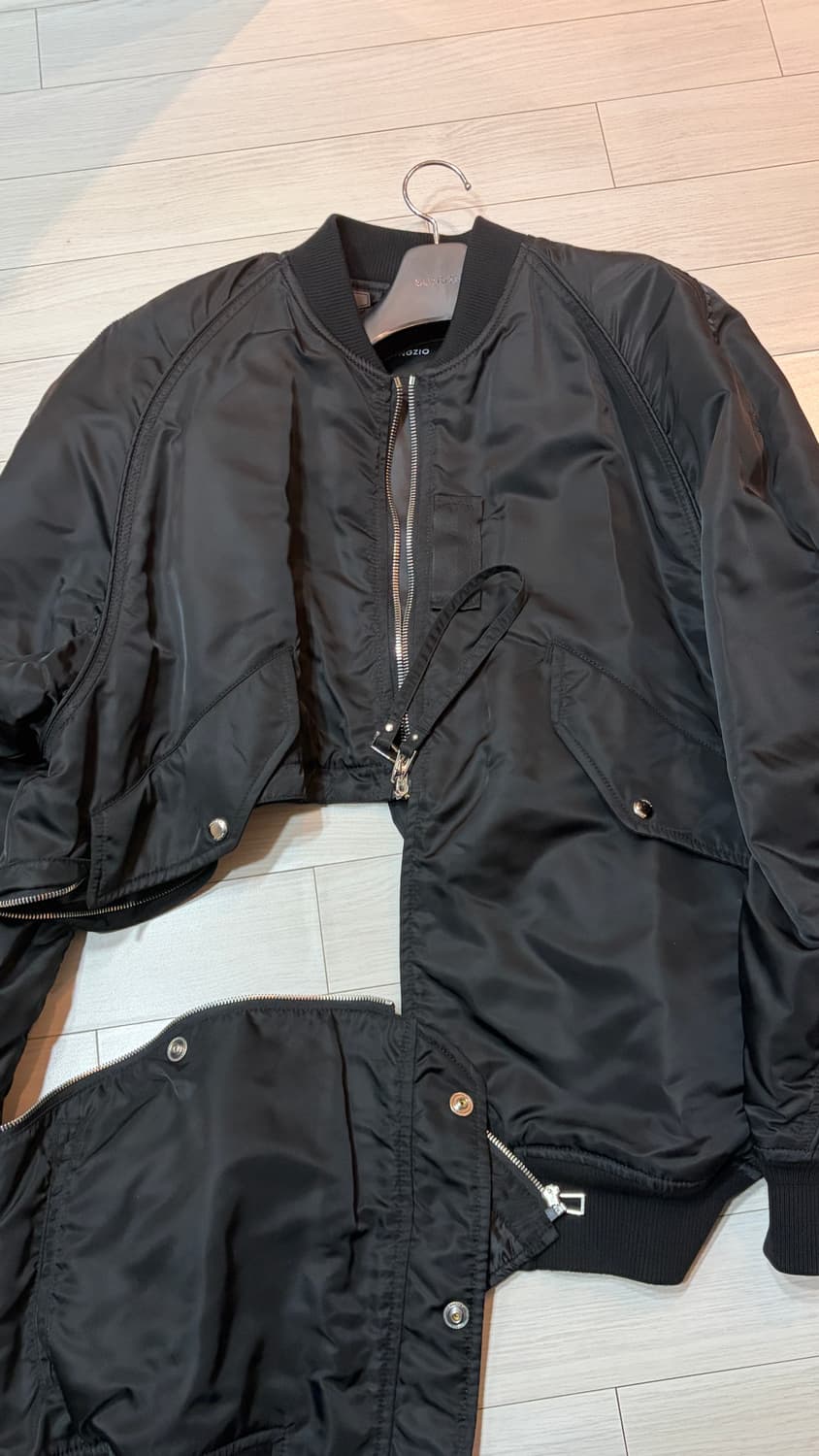 SONGZIO 송지오 블랙 MA-1 항공점퍼 상품이미지4