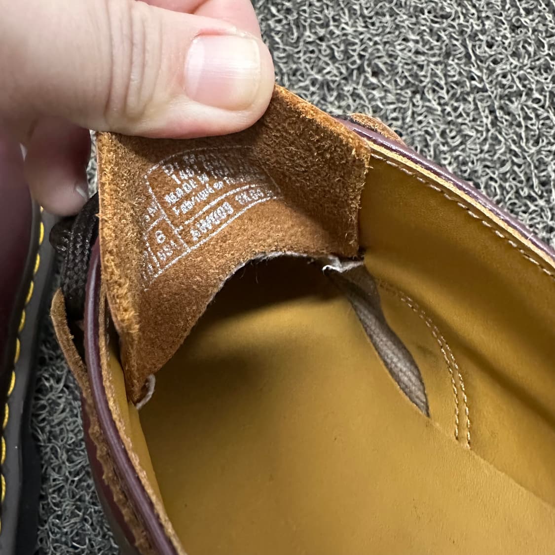 닥터마틴 1461 길리 버건디 3홀 구두 250 상품이미지7