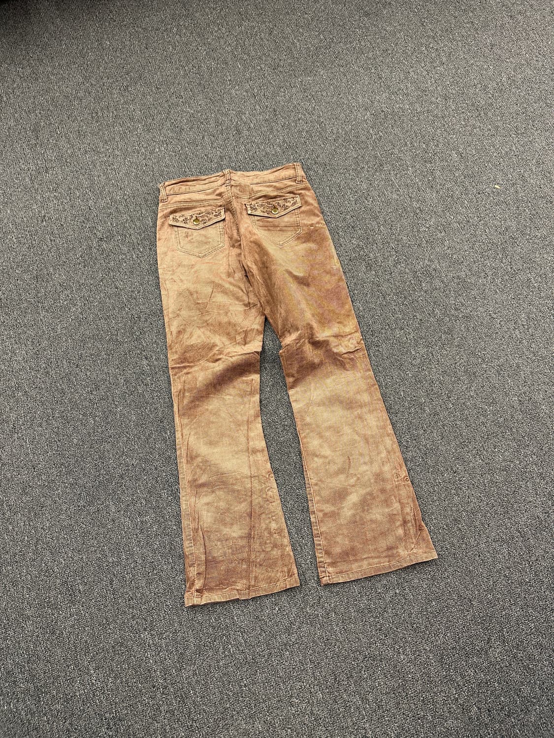 30) 재패니즈 빈티지 브라운 부츠컷 데님팬츠 상품이미지1