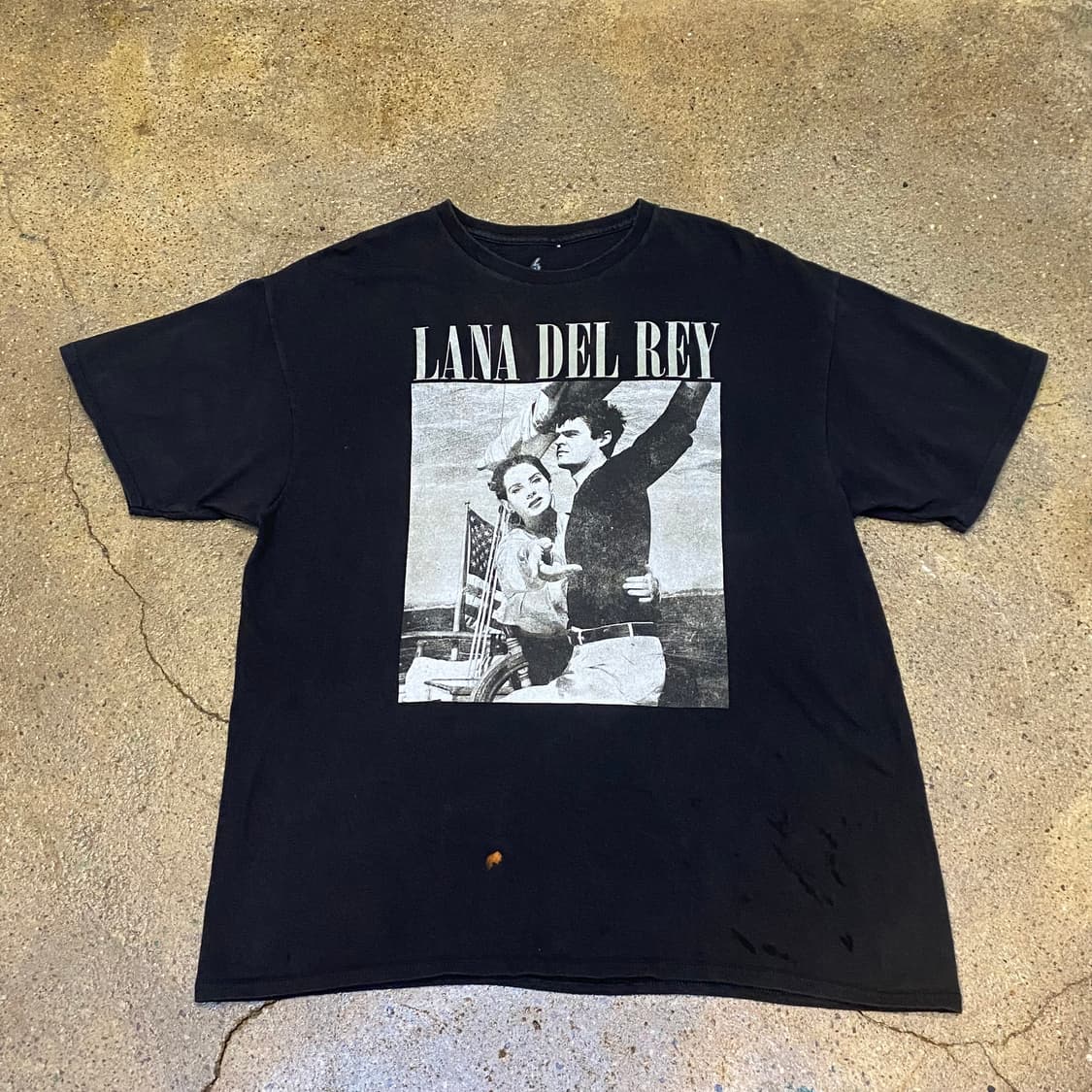 레어) 미국 빈티지 라나델레이 공식 굿즈 반팔티 락티셔츠 상품이미지2