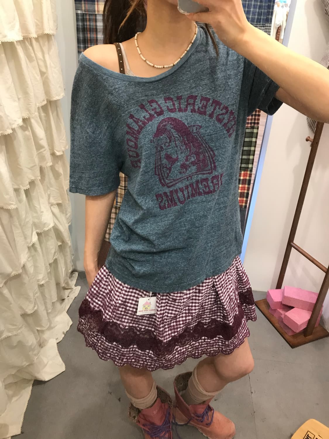 히스테릭글래머 블루 반팔티  상품이미지1