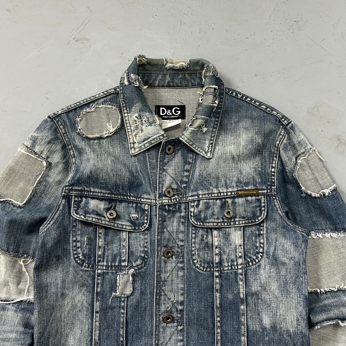 돌체앤가바나 디스트레스드 데님 자켓 상품이미지2