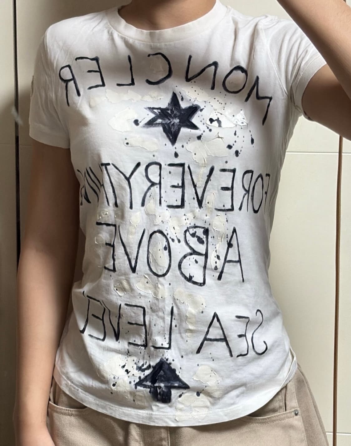 몽클레어 패치 반팔티셔츠 상품이미지2