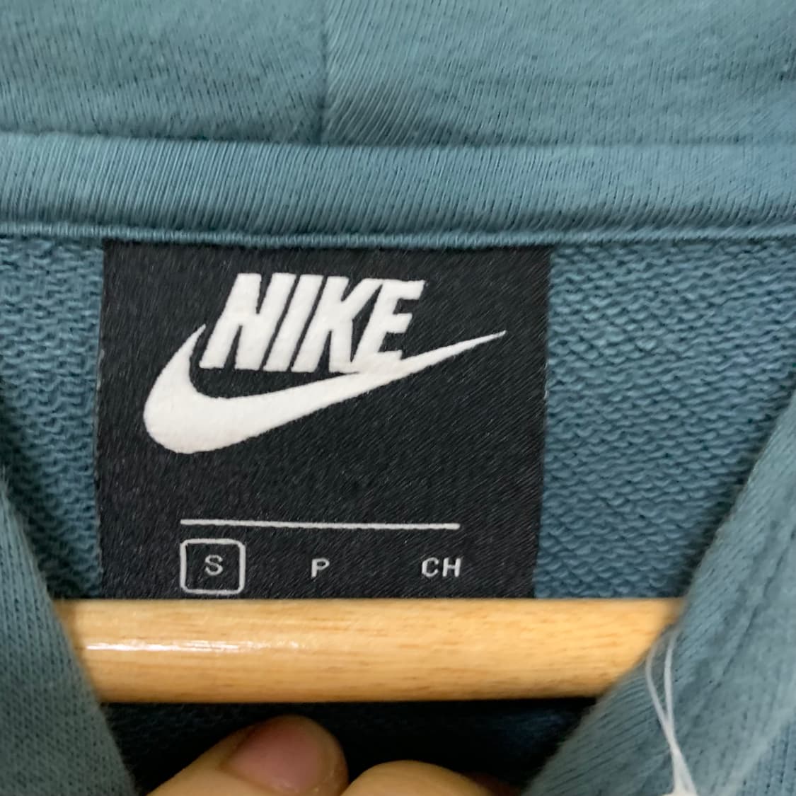 나이키 플라워 로고 크롭 후드티 민트 빈티지 S 상품이미지5