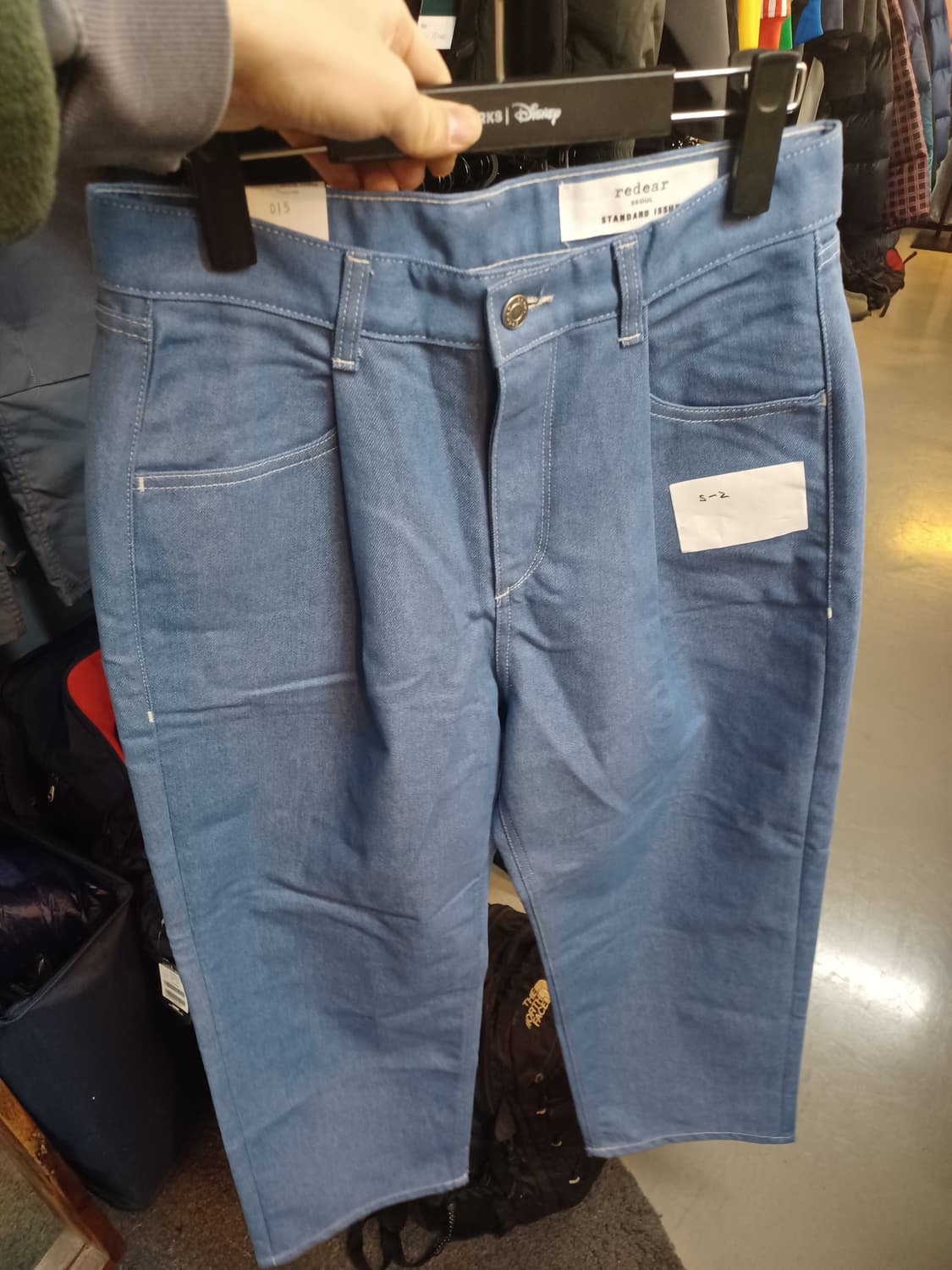 Redear 서울 원턱 와이드 데님 팬츠 s 상품이미지5