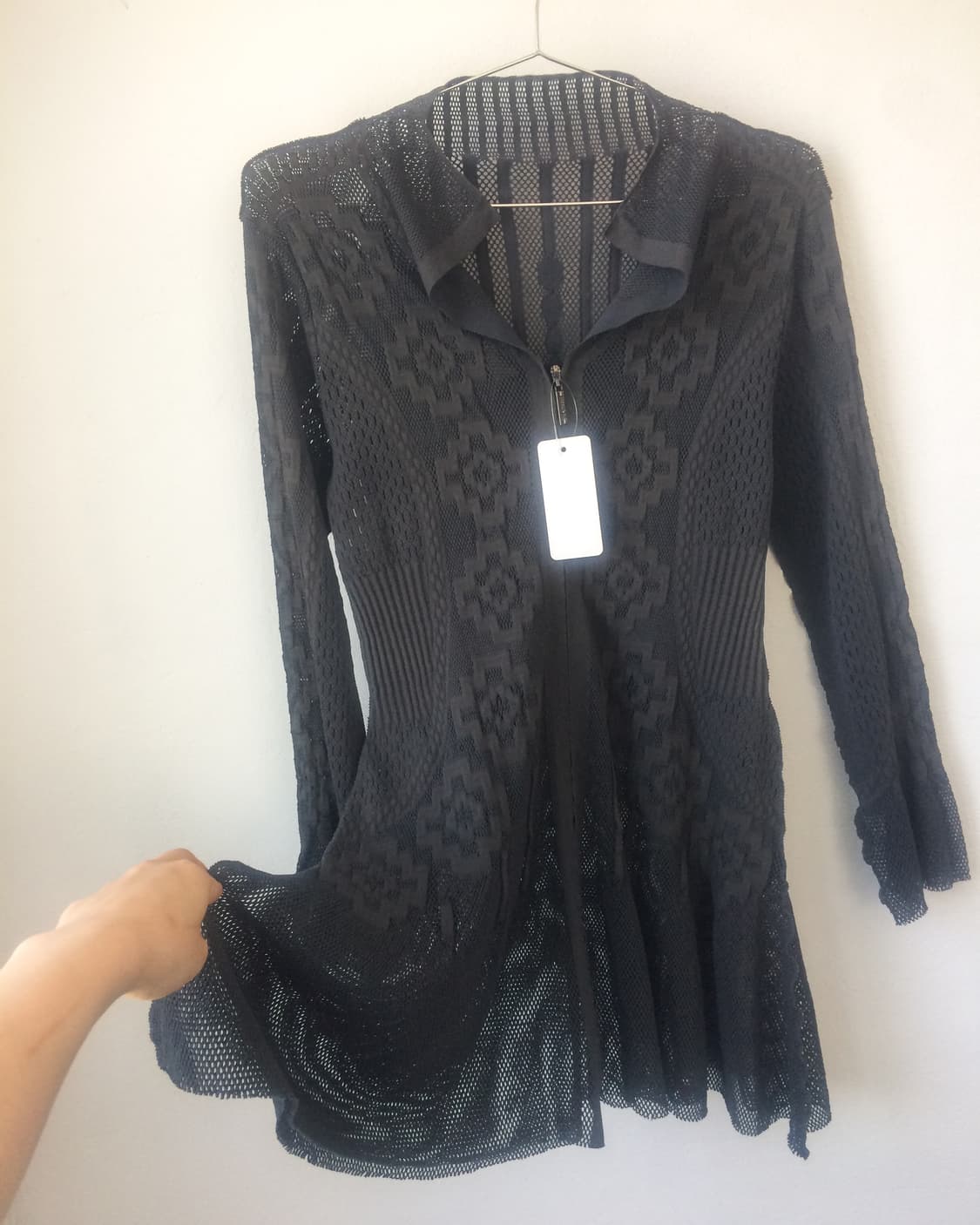 Hiroko bis pattern mesh cardigan 상품이미지3