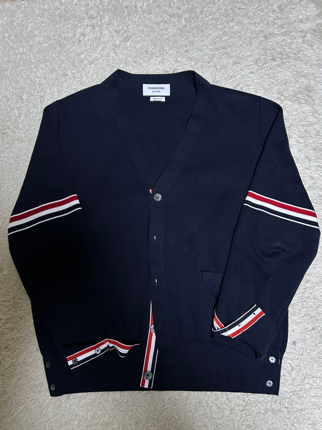 [4, 새상품급] 톰브라운 밀라노스티치 암밴드 가디건 상품이미지1