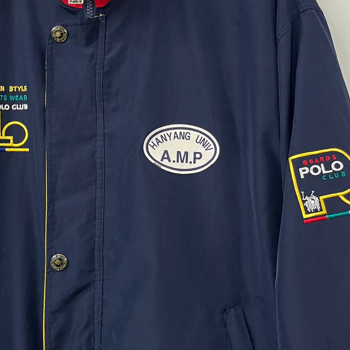 폴로 클럽 90s 한양대학교 A.M.P 바람막이 자켓 상품이미지5