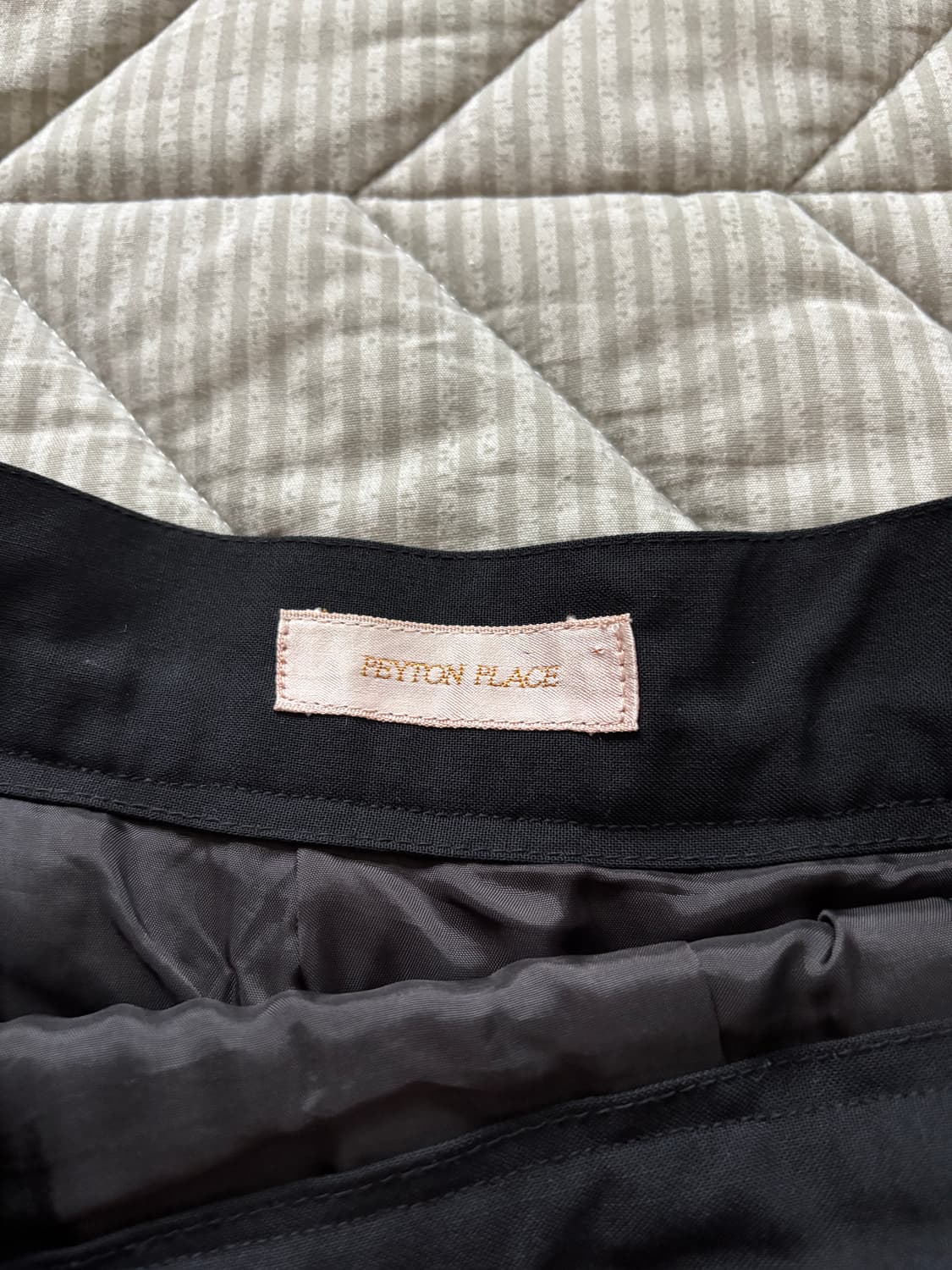 블랙 플리츠 스커트 상품이미지5