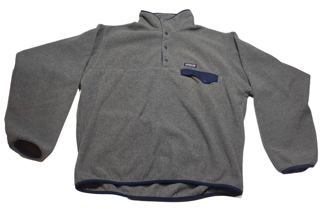 15FW 파타고니아 신칠라 스냅-T 그레이 네이비 플리스 상품이미지1