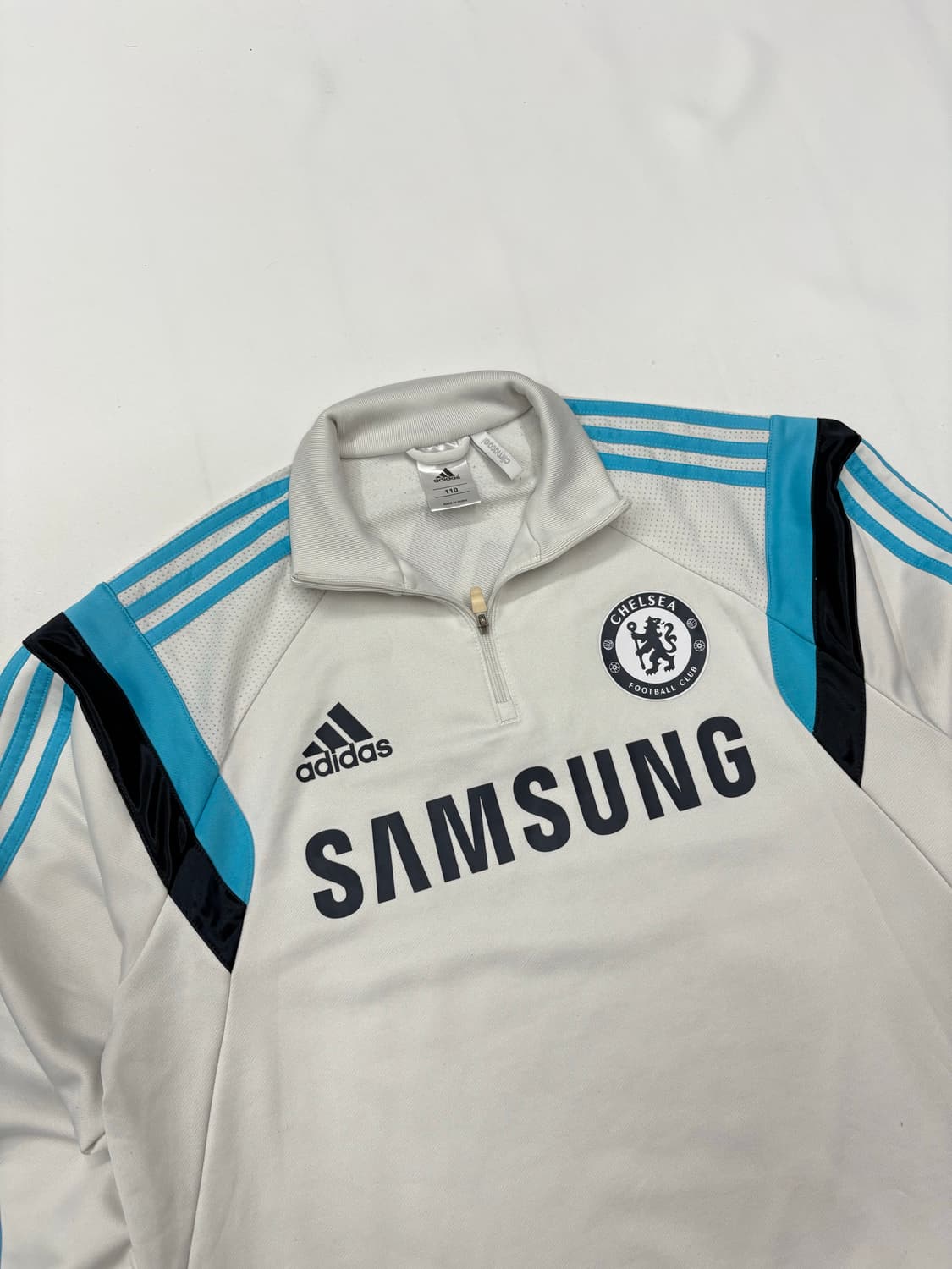 아디다스 14 15 첼시 반집업 트레이닝탑 유니폼 져지 상품이미지8