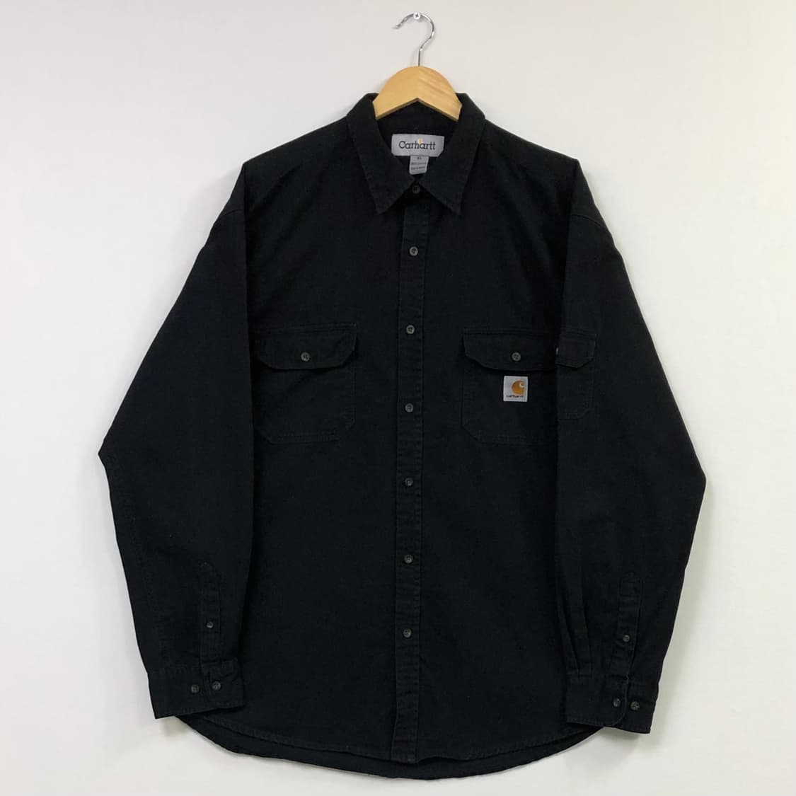 Xxl 칼하트 블랙 워크 셔츠 상품이미지2