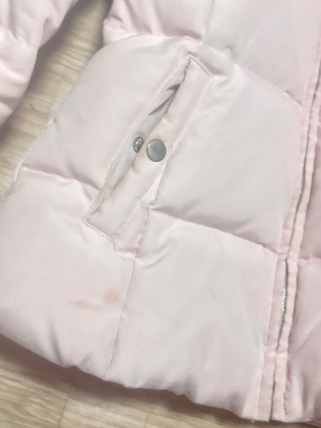 딸기우유 숏패딩 갸루 히메갸루 히메카지 라떼갸루 양산형 지뢰계 상품이미지3
