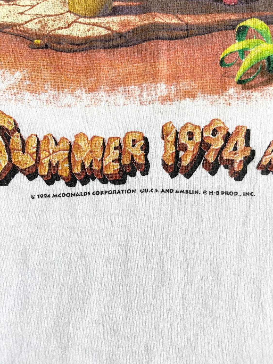 1994 맥도날드 플린스톤 반팔티셔츠 상품이미지4