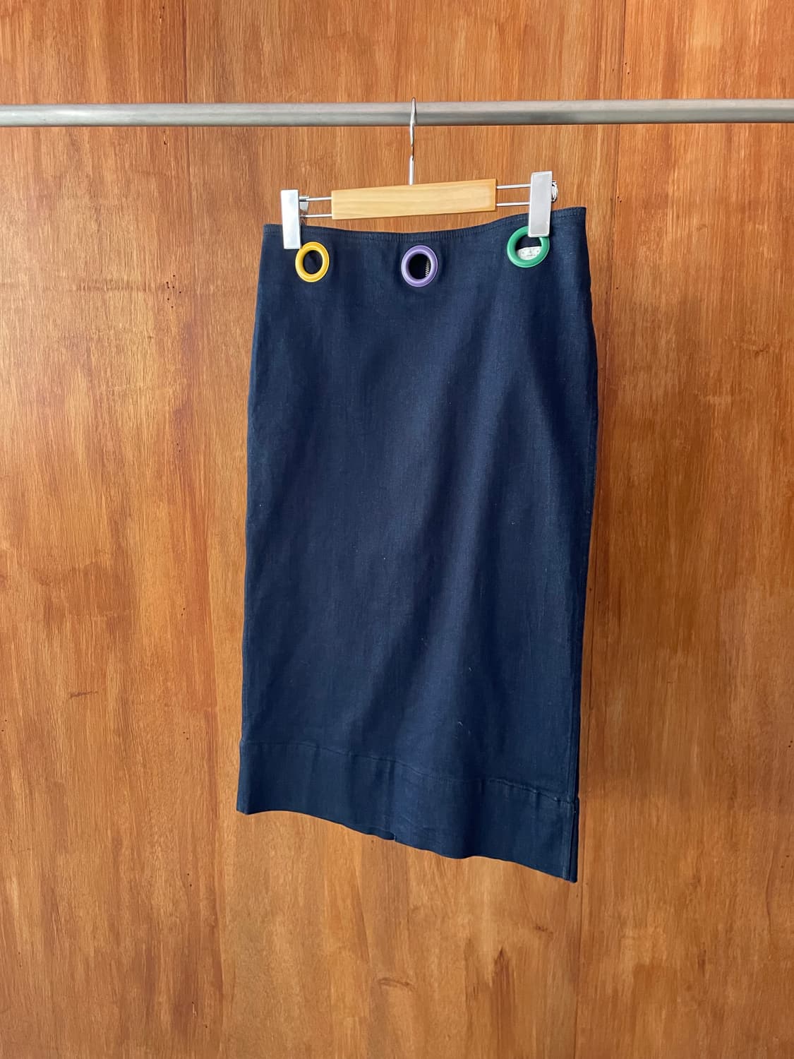 Navy ring point skirt 상품이미지3