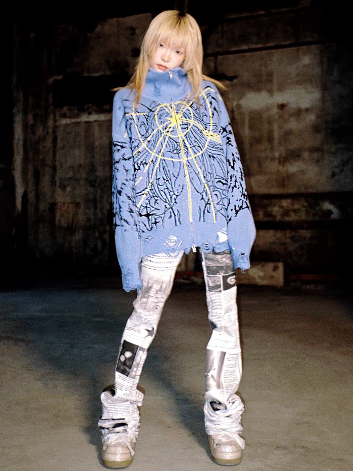 cfierce STARLIGHT ANGEL ZIPUP SWEATER 상품이미지3