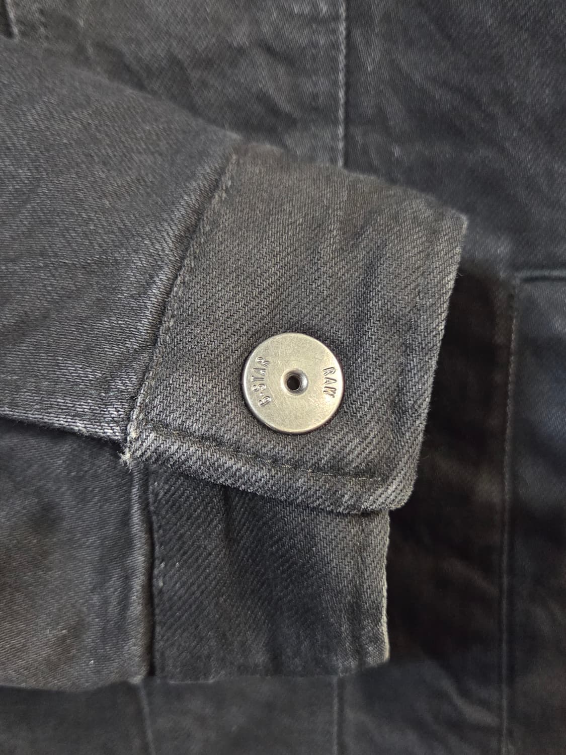 G-Star RAW 블랙 데님 쉐르파 자켓(M)디피용/택없음) 상품이미지5