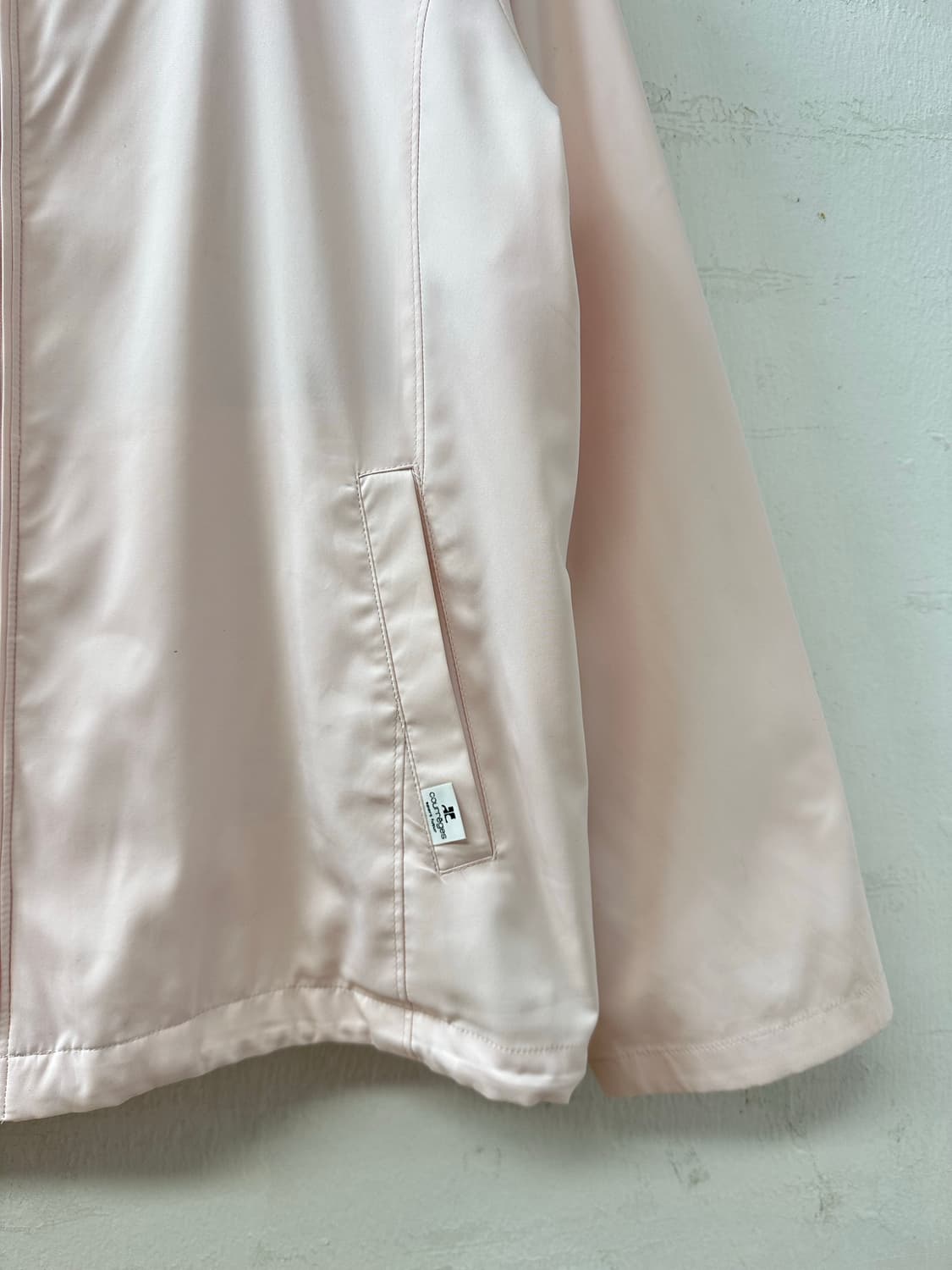 Courrèges 꾸레쥬 2way 라이트 핑크 후드 자켓 + 퀼팅 베스트 상품이미지3
