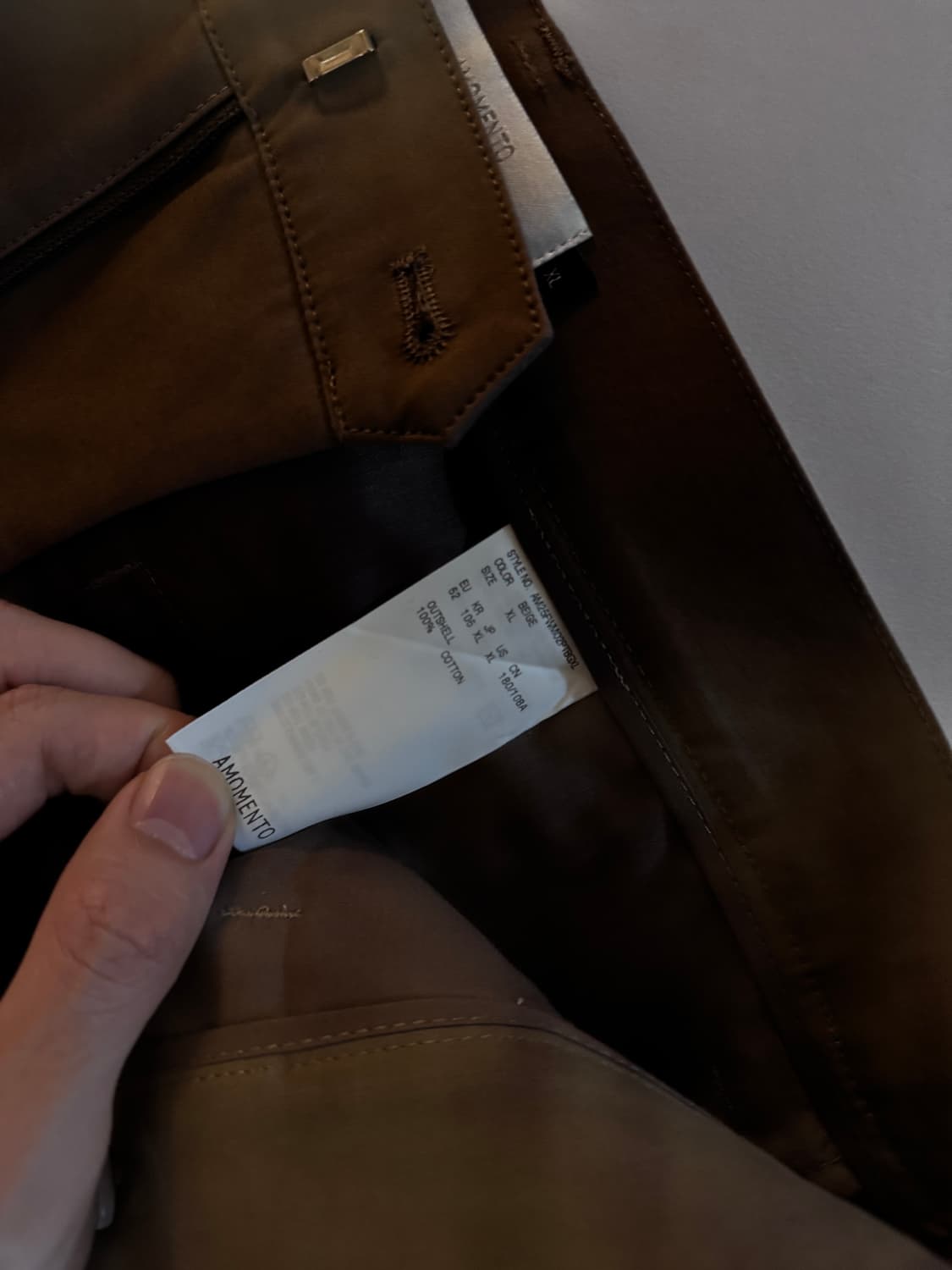 AMOMENTO MEN MENS SNAP GARCONNE PANTS 상품이미지3