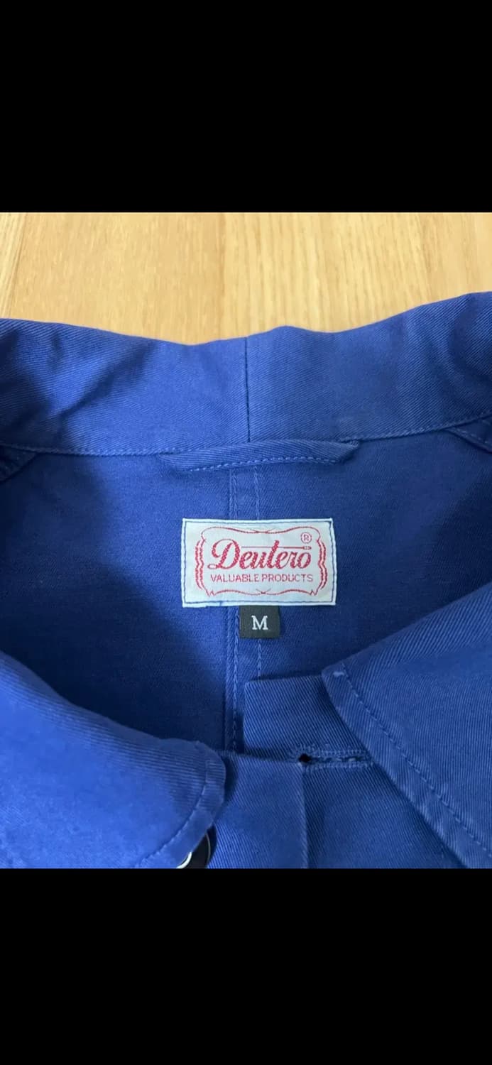 듀테로 헐리우드 프렌치 워크자켓 인디고 블루  버전2 상품이미지2