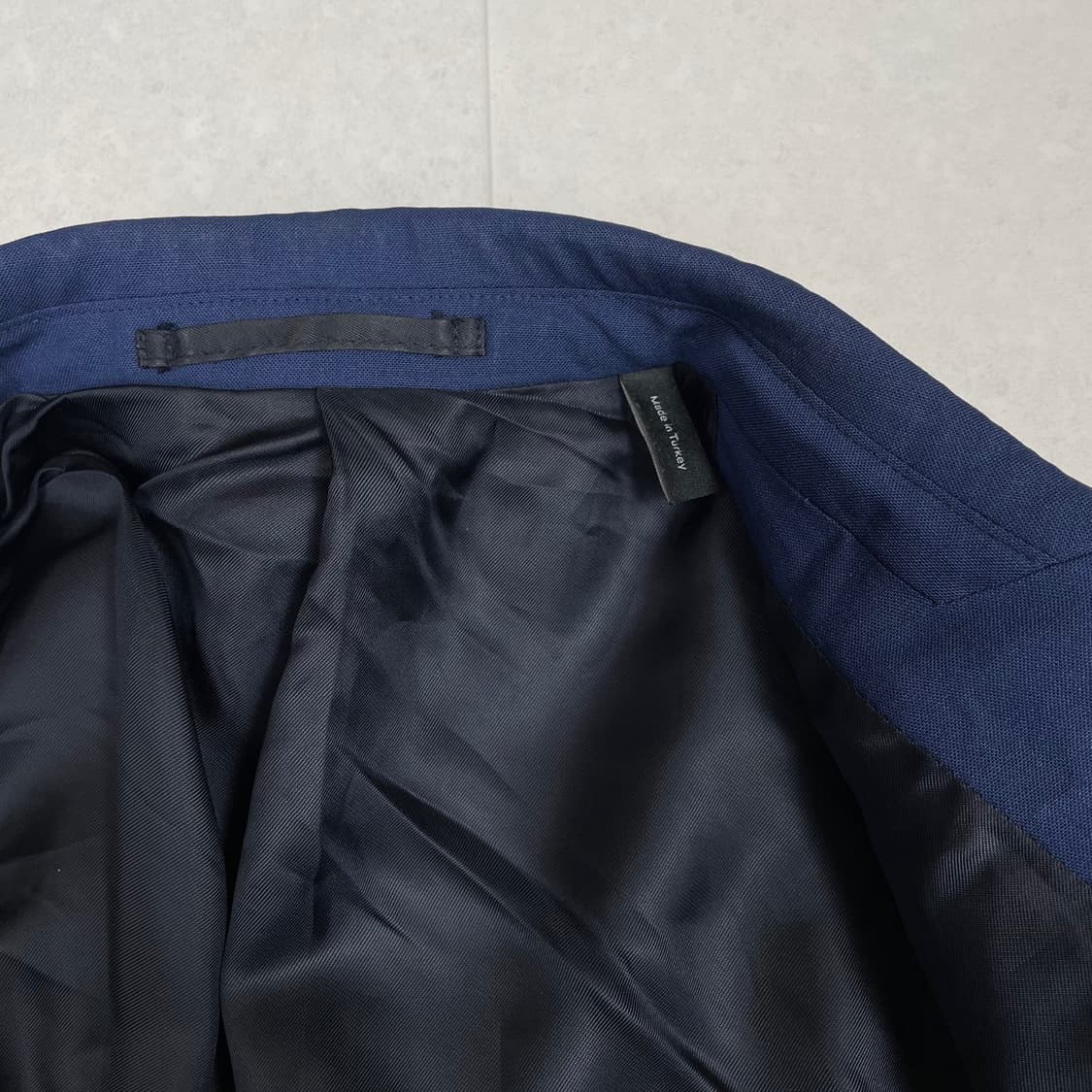 띠어리 Theory 블루네이비 테일러드 투버튼  자켓 36 상품이미지5