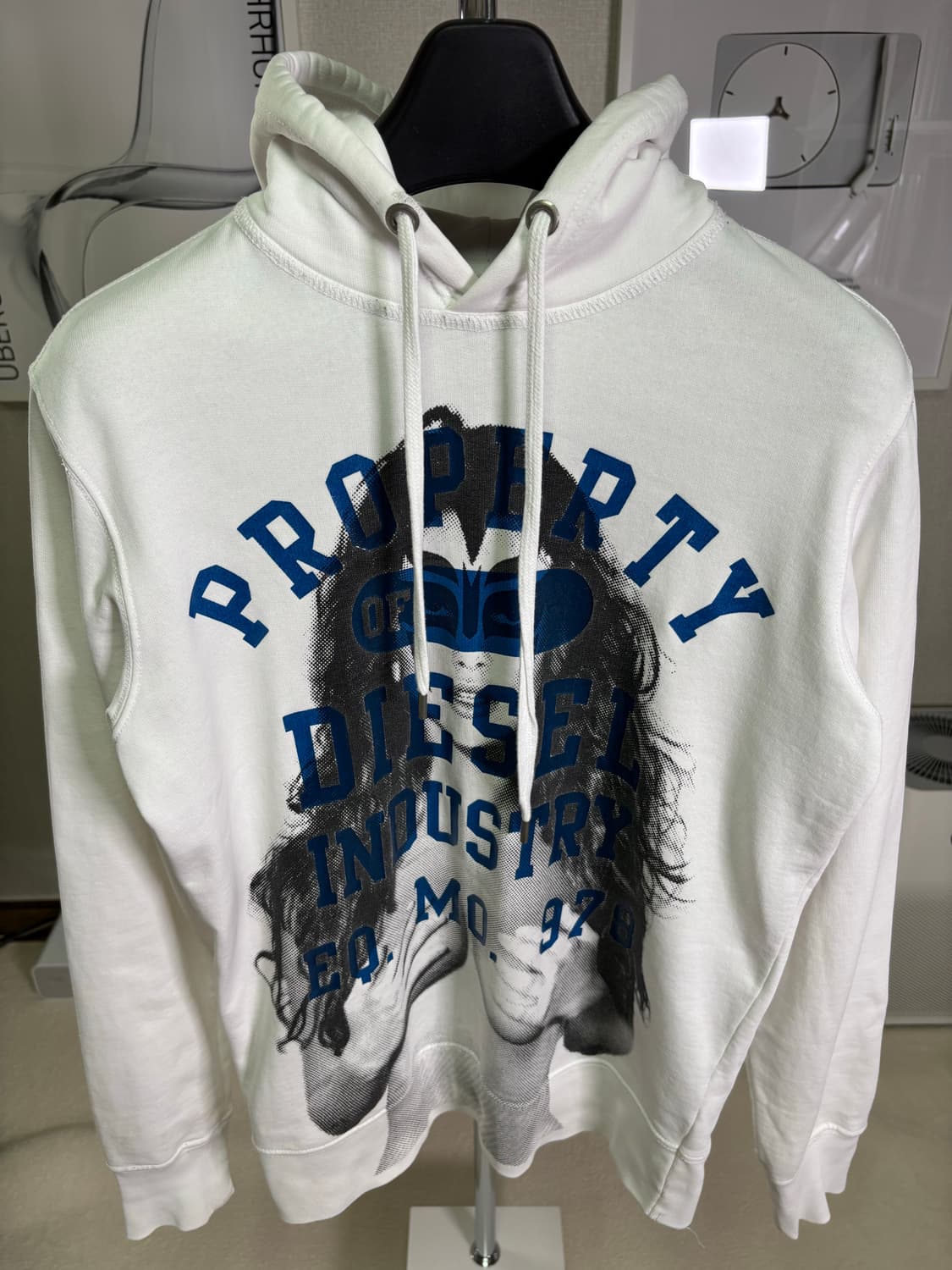 디젤(DIESEL) 그래픽 빈티지 후드티 S 상품이미지4