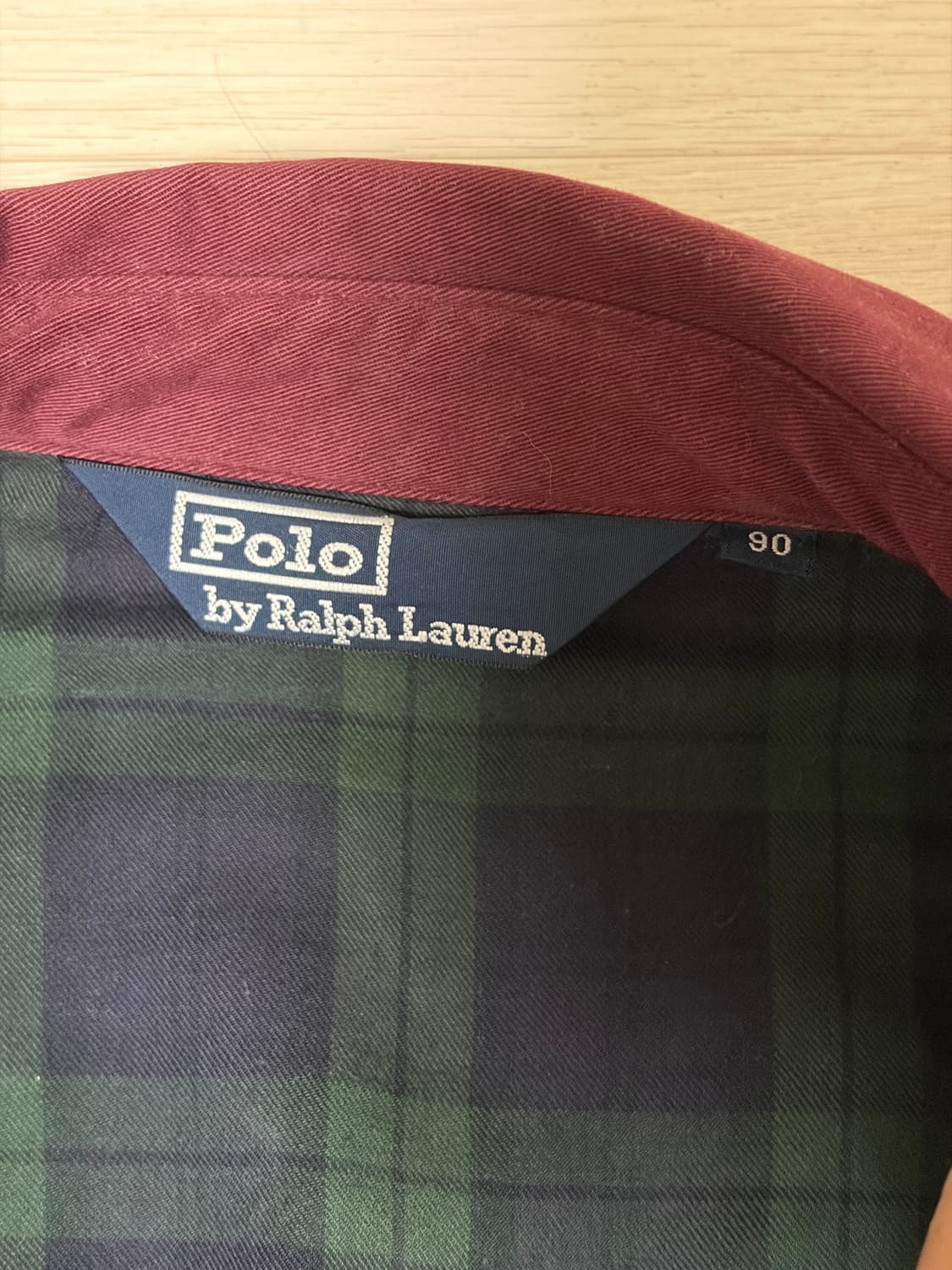 폴로랄프로렌 버건디 자켓 상품이미지5