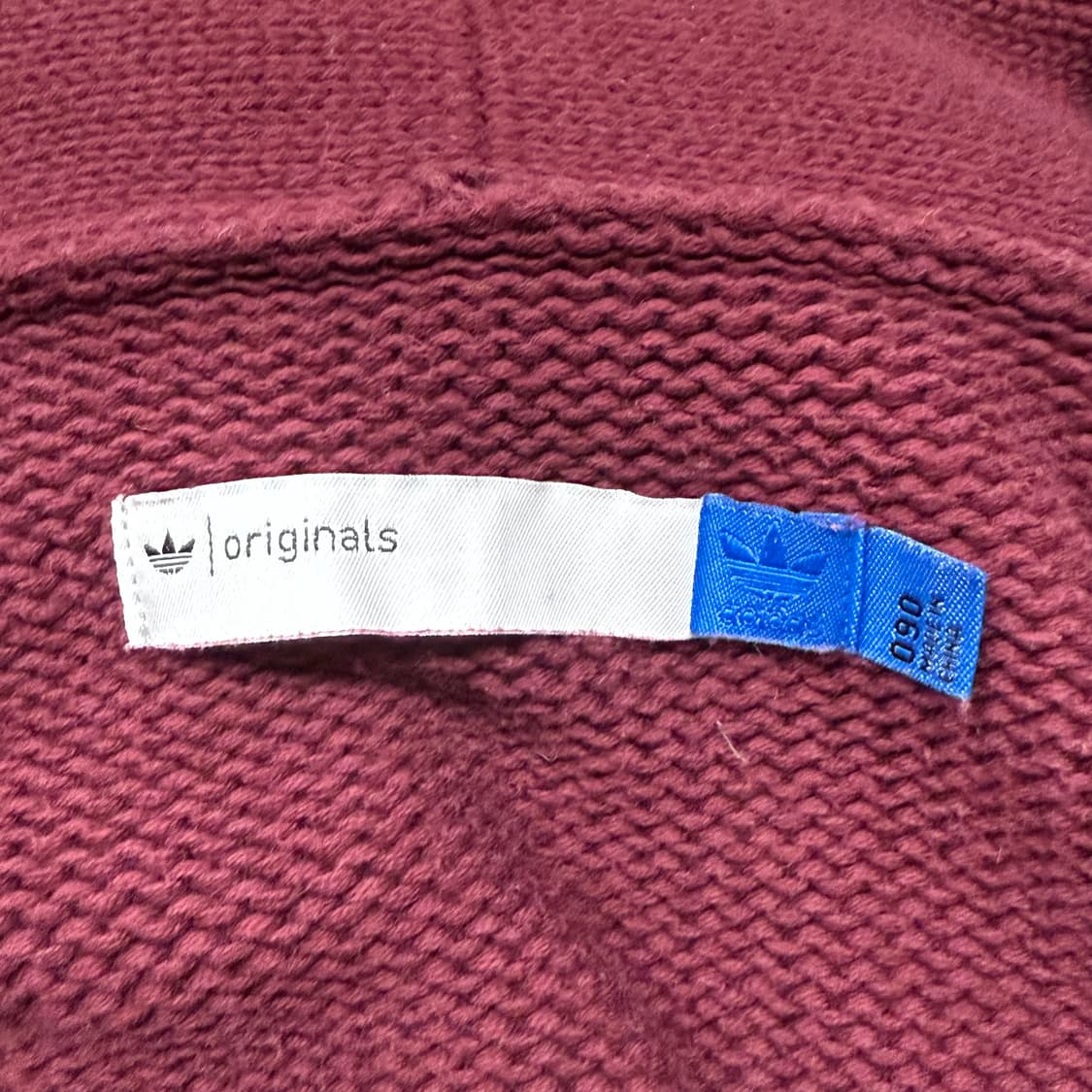 [정품/90] 아디다스 니트 가디건 버건디 b16 상품이미지5