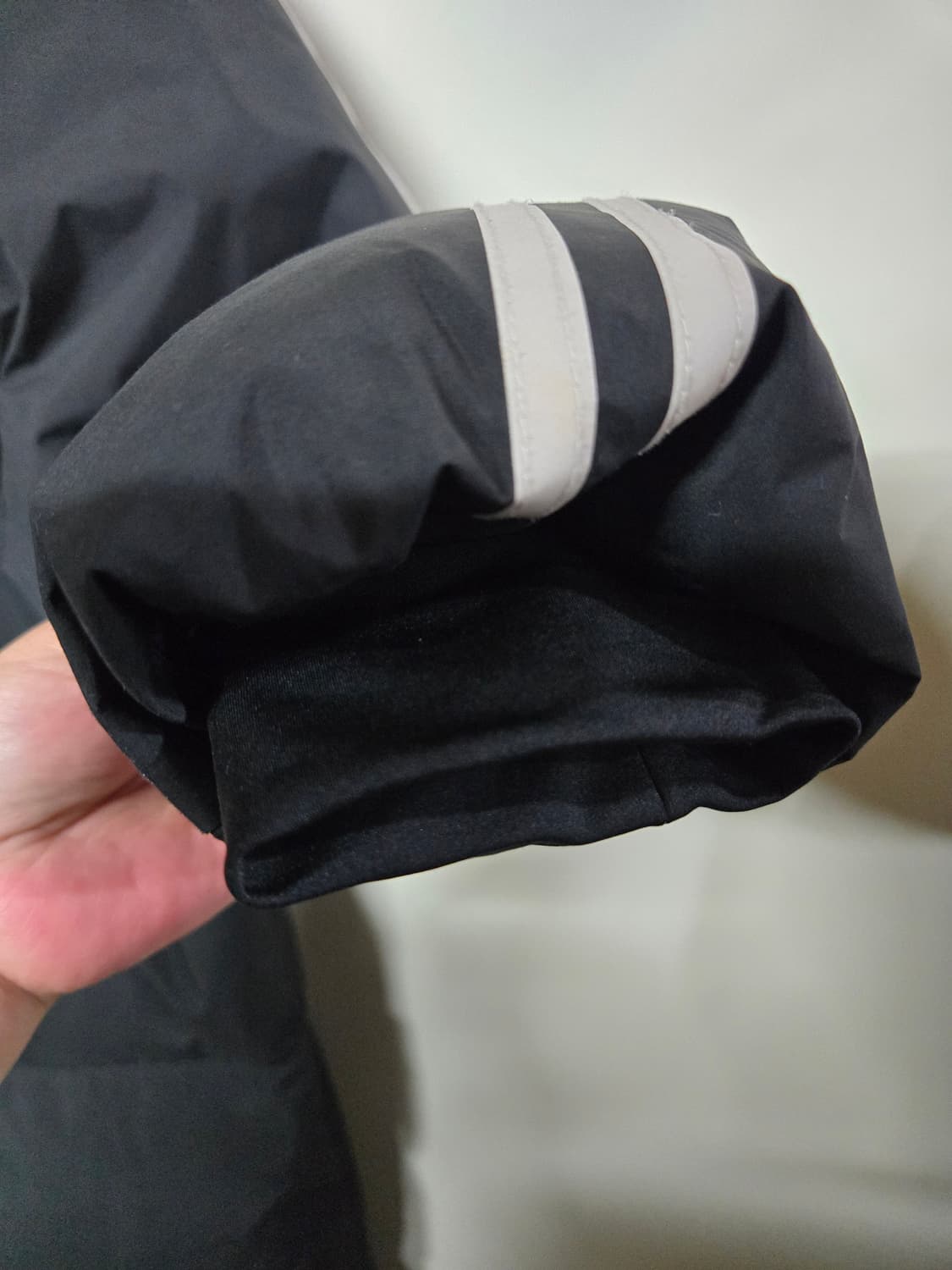 널디 블랙 라인 롱패딩M 상품이미지5