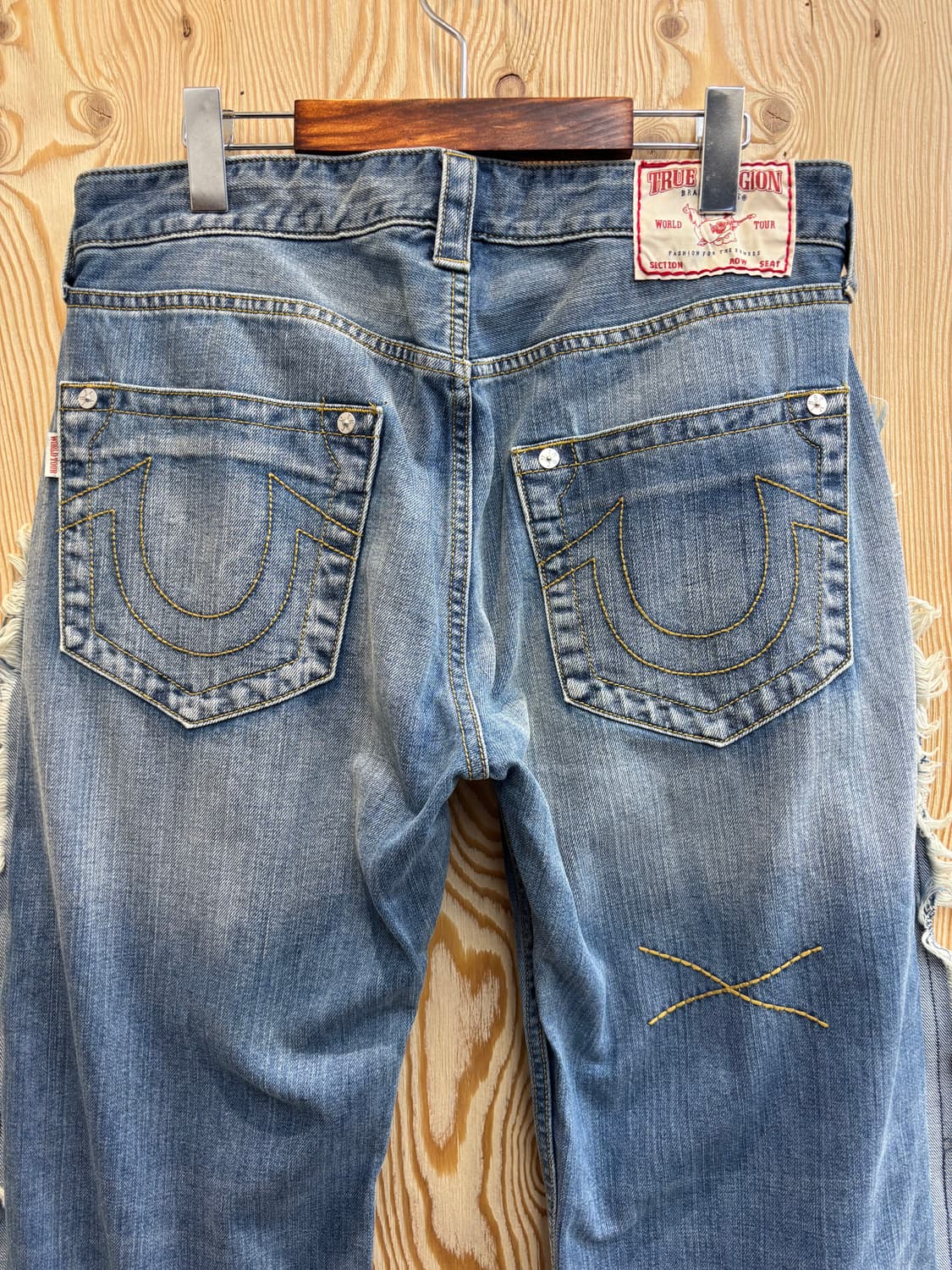 트루릴리전 테슬 데님 팬츠 상품이미지4