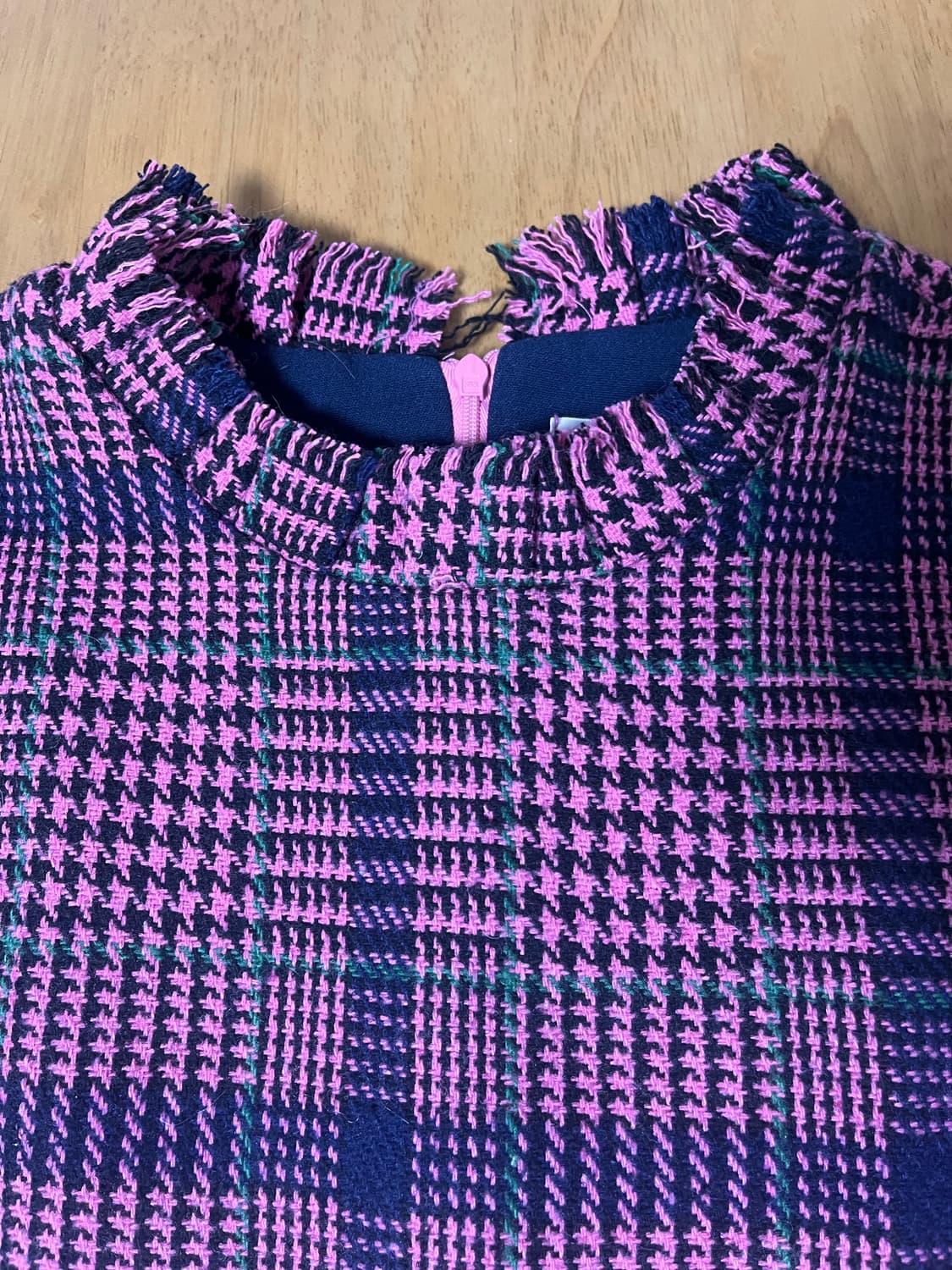 Reneevon 레니본 체리핑크 체크 트위드 코코 원피스_54 사이즈 상품이미지2