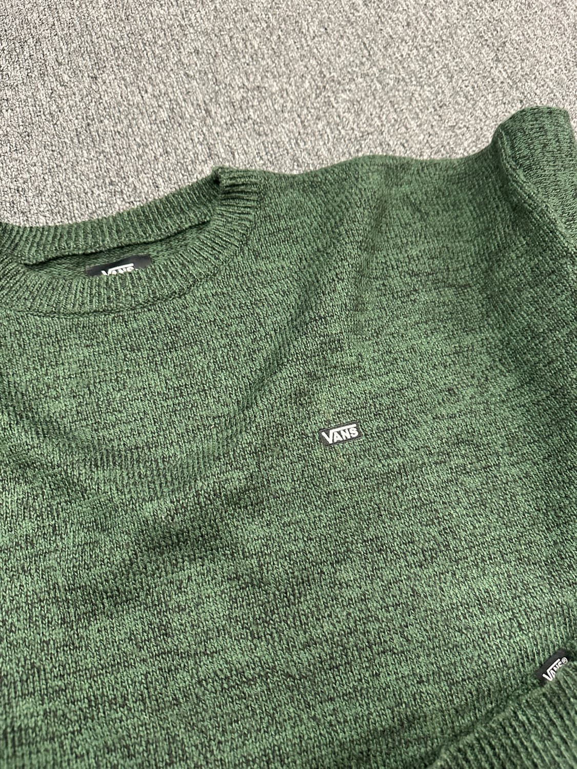 L) 반스 스몰로고 크루 넥 니트 상품이미지3