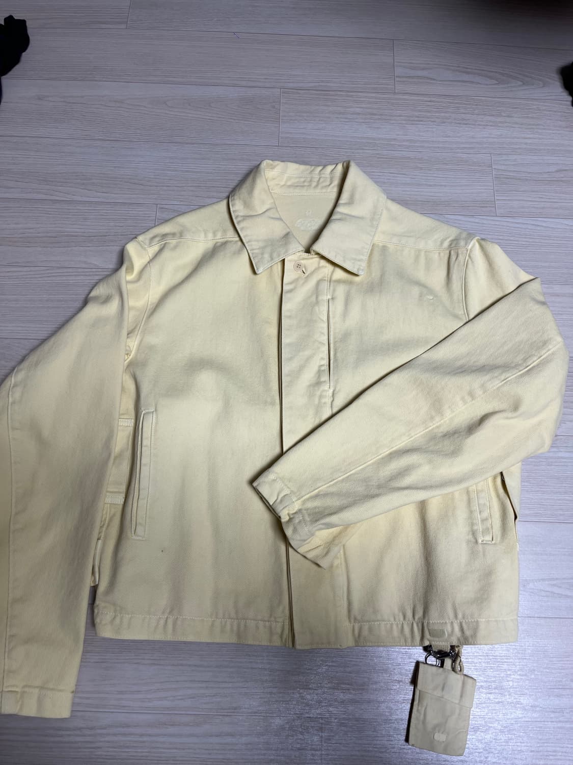 [EE] GARMENT DYED BLOUSON / L.Yellow (M) 상품이미지6