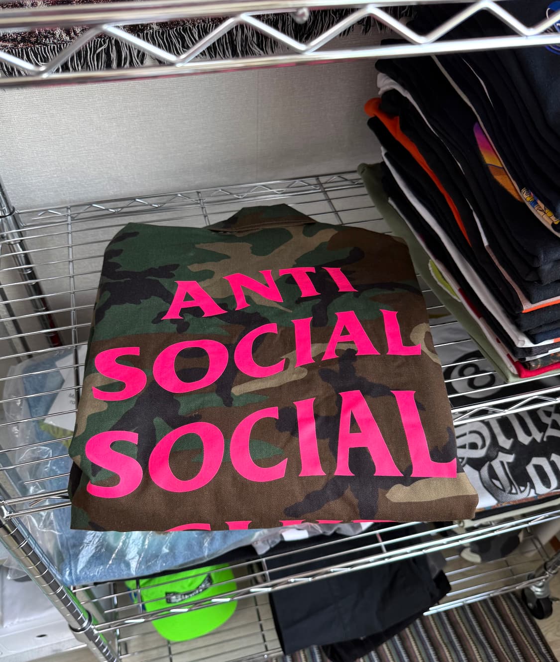 안티소셜소셜클럽 카모 셔츠 자켓 상품이미지2