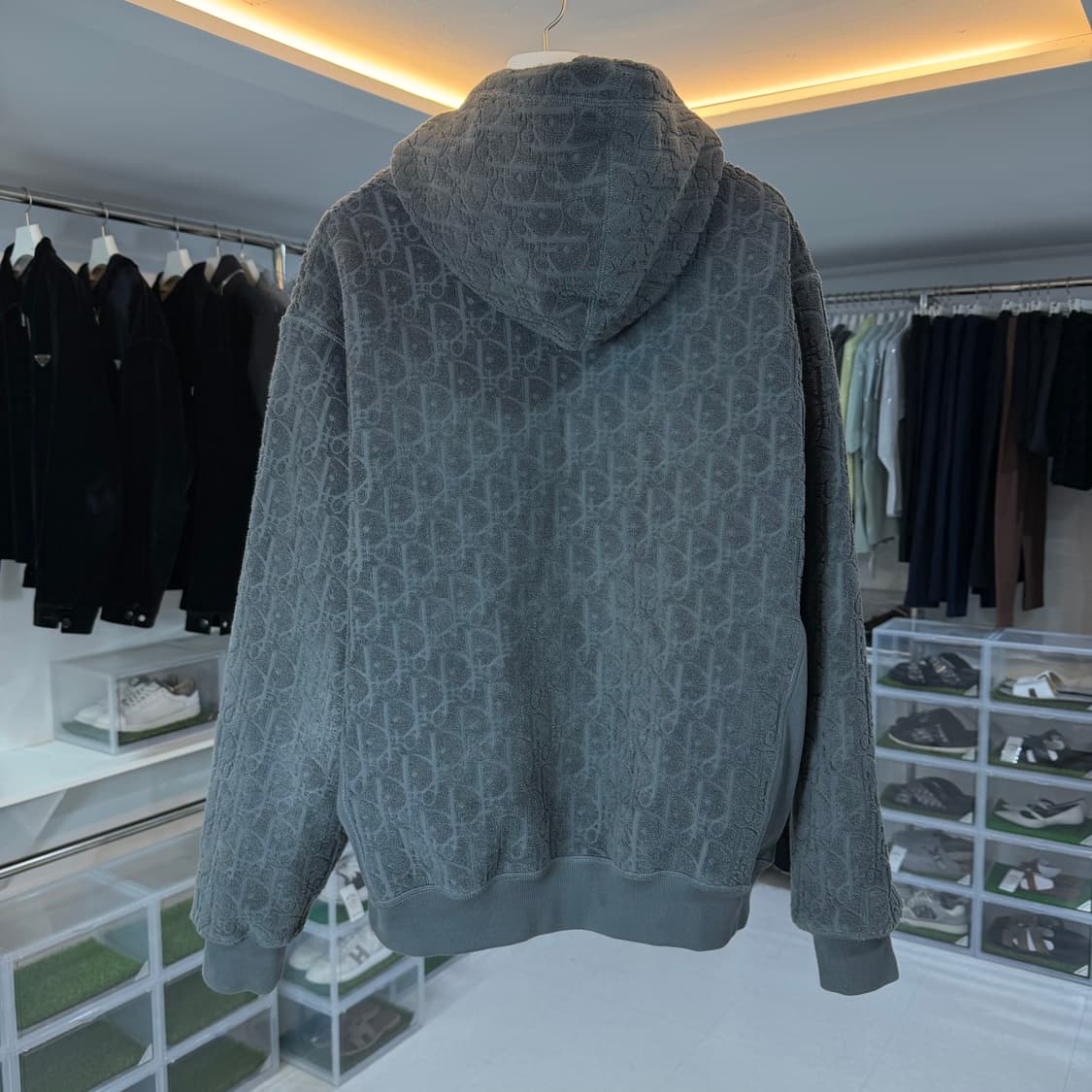 [리오브] 디올 오블리크 테리 후드 상품이미지2