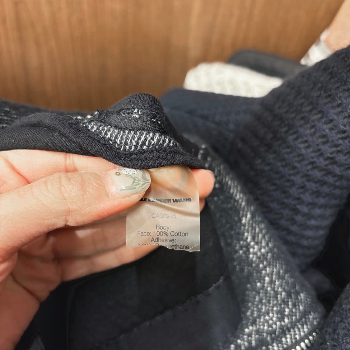 알렉산더 왕 롱 후드 코트 투웨어 집업 소매 롤업 디테일 루즈핏 차콜 상품이미지8