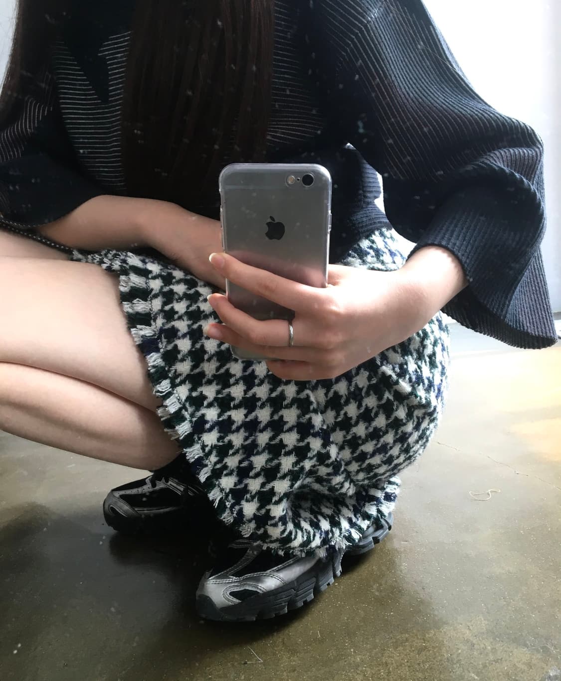 잇미샤 강아지 패턴 플레어 스커트 상품이미지3