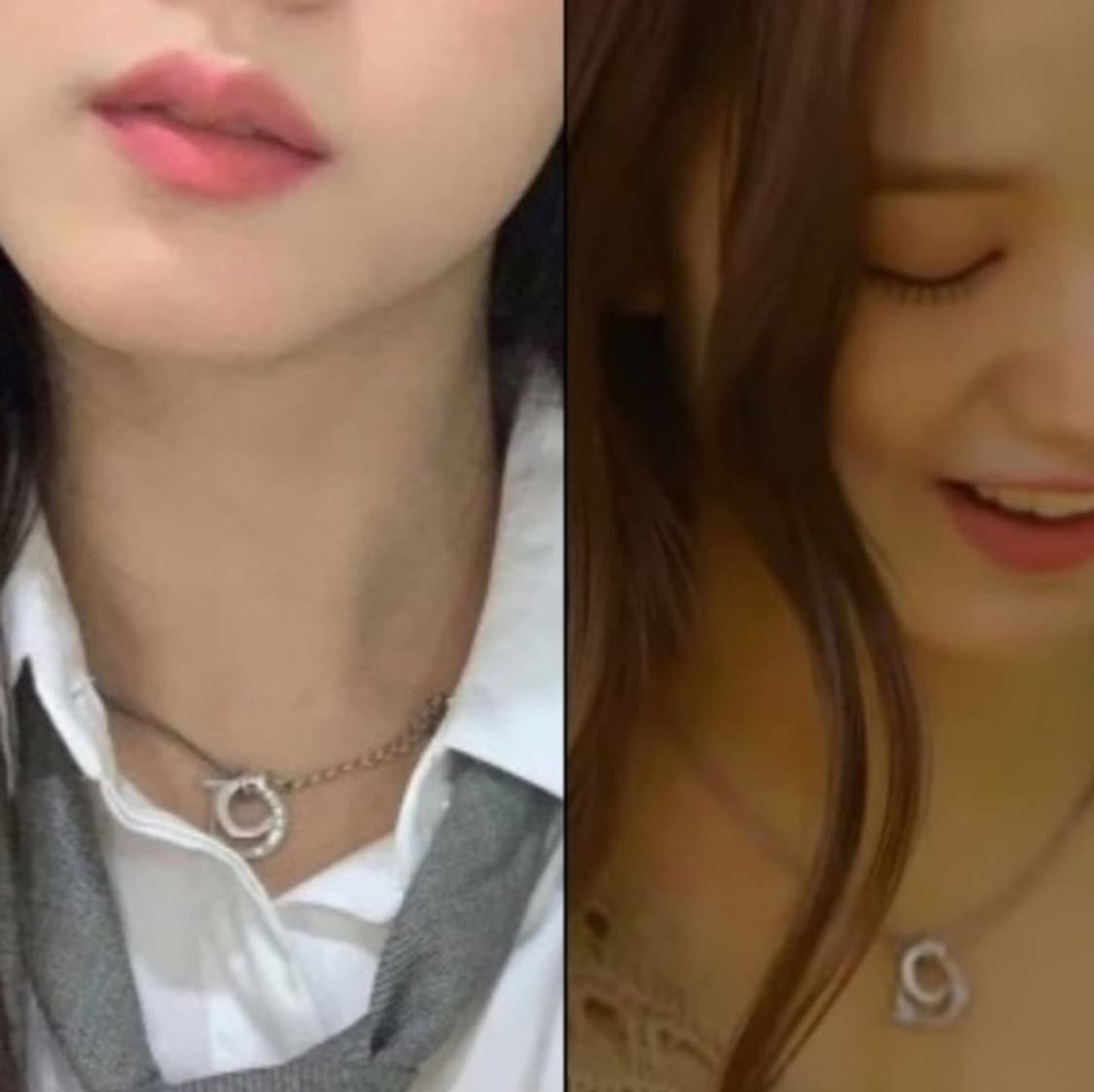 디올 큐빅CD로고 목걸이 상품이미지3